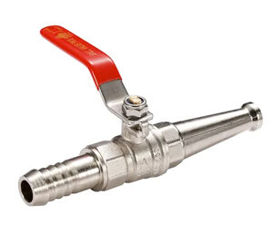 Brass Ball Valve Hose Tail Nozzle